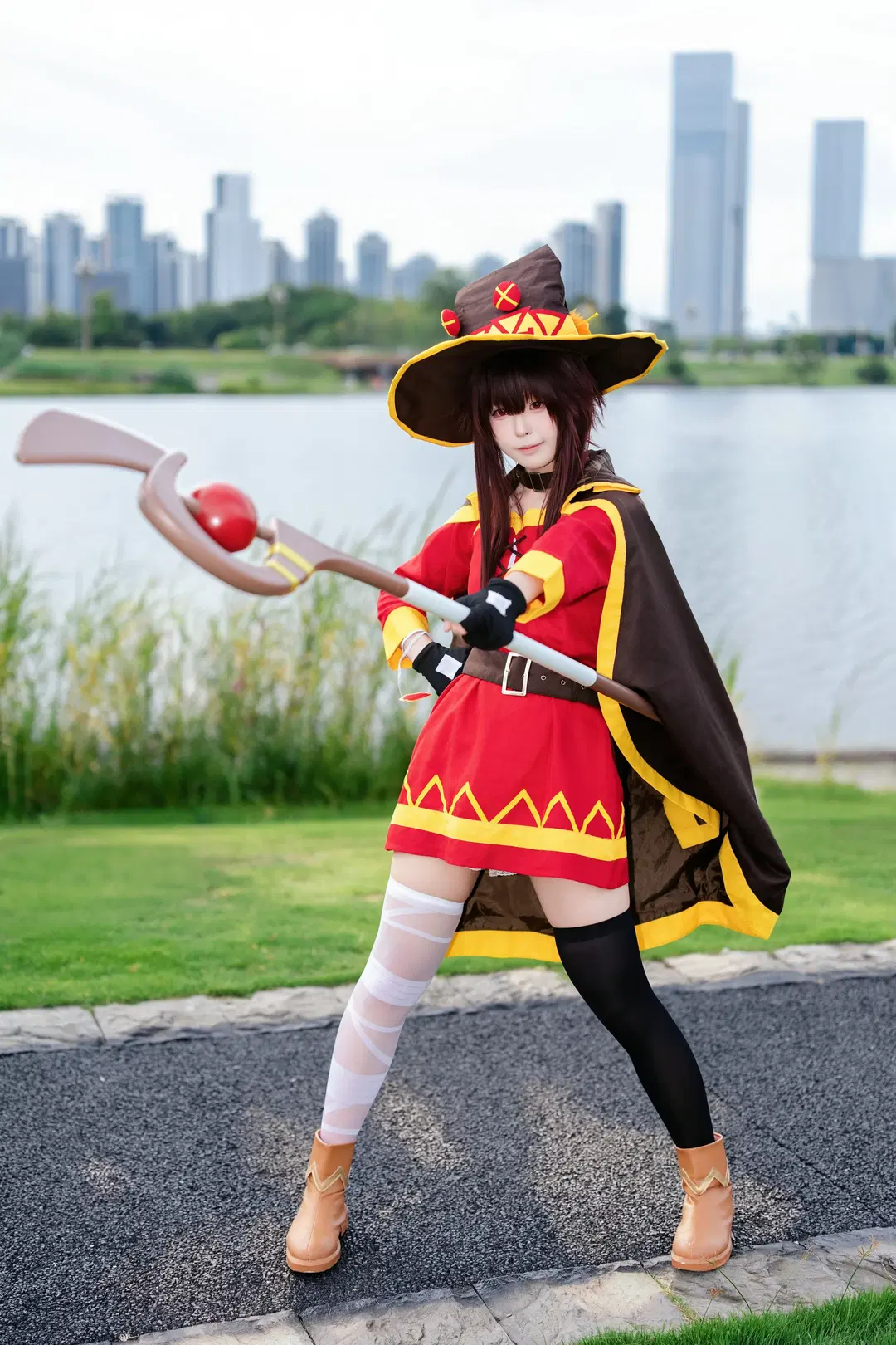 成都世界线, 丝袜cos, 惠惠cos, 为美好的世界献上祝福, 魔法师cosplay