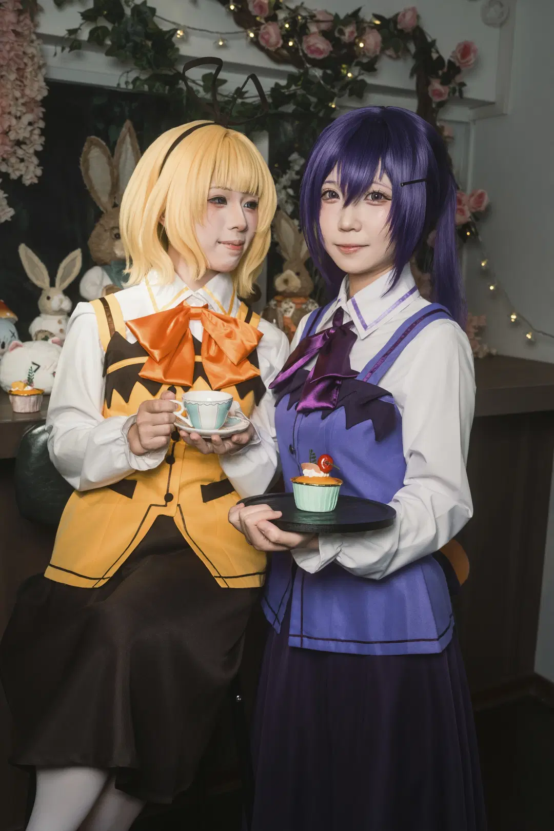 [Rize Tedeza cosplay and Kirima Sharo] Is the Order a Rabbit? Afternoon Tea Time by 喵蛋poi - Image 6