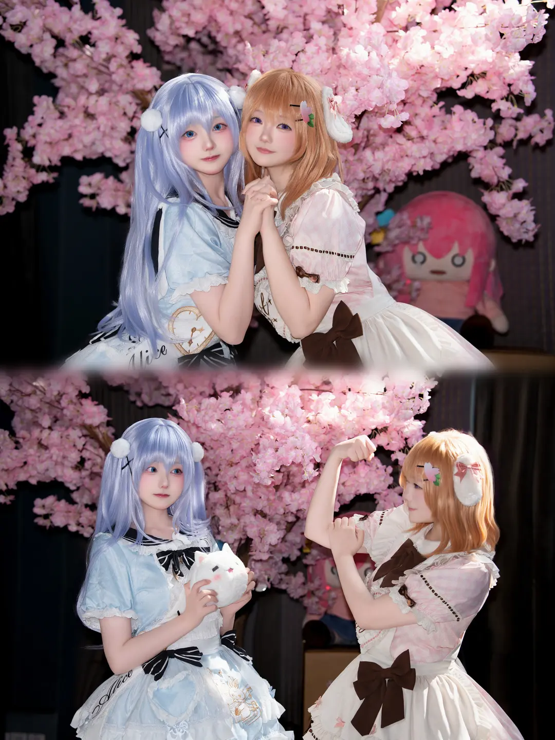 二次元cosplay, 香风智乃cos, 保登心爱cos, 点兔, 上海芳文社only - 第1张
