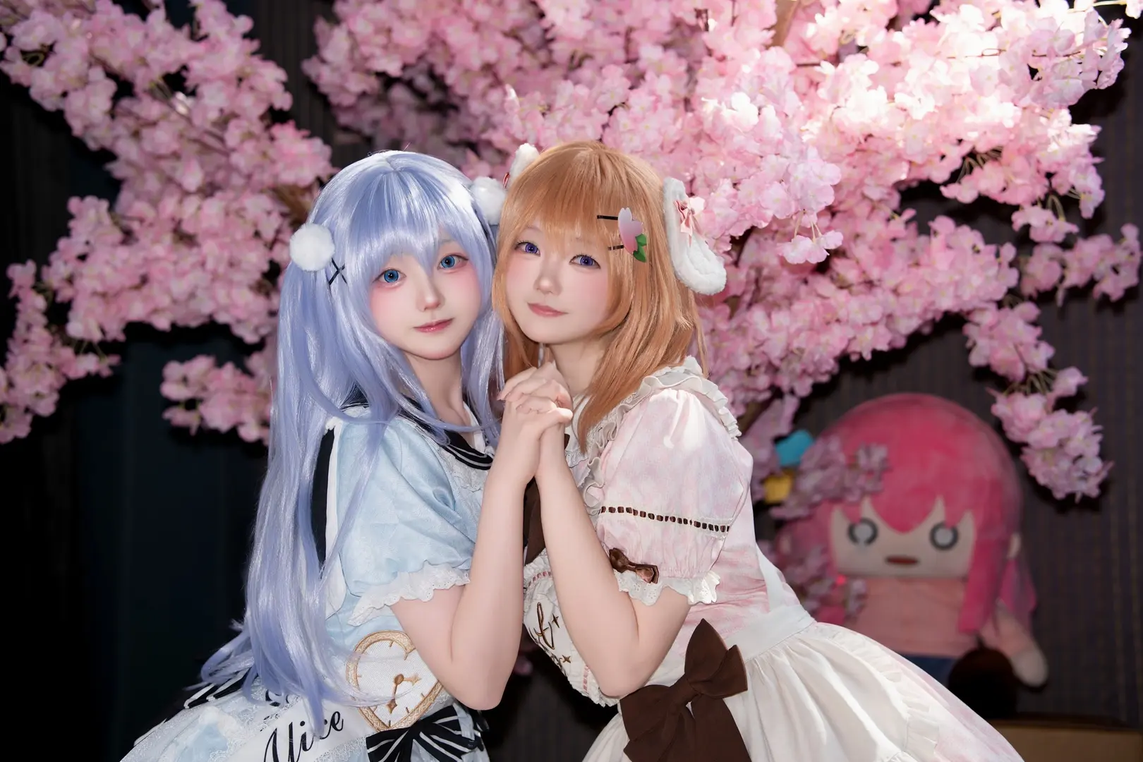 二次元cosplay, 香风智乃cos, 保登心爱cos, 点兔, 上海芳文社only