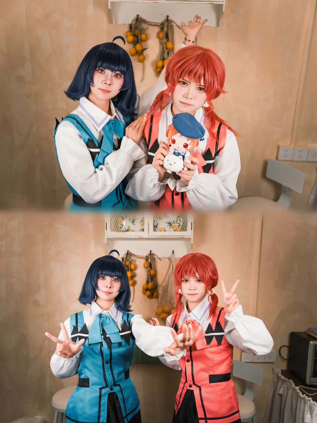 【条河麻耶コスプレ＆奈津恵コスプレ】『ご注文はうさぎですか？』元気いっぱいな営業日 - 喵蛋poi - 3枚目