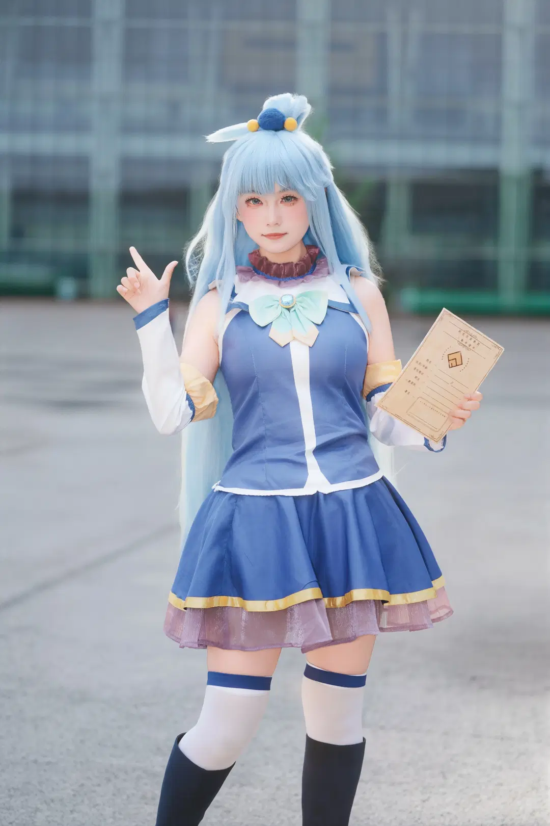 二次元摄影, 白丝, 成都世界线, 阿库娅cos, 素晴