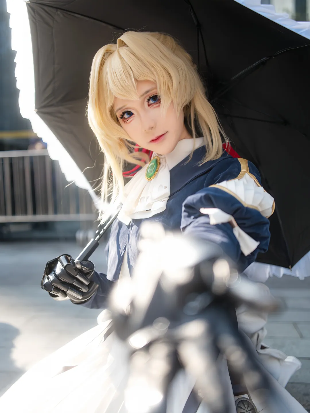 cosplay, 萤火虫漫展, 漫展场照, 复古洋装, 紫罗兰永恒花园cos