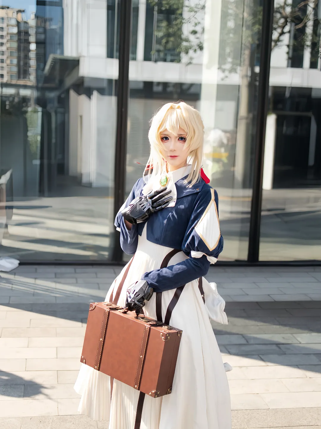 cosplay, 萤火虫漫展, 漫展场照, 复古洋装, 紫罗兰永恒花园cos - 第3张