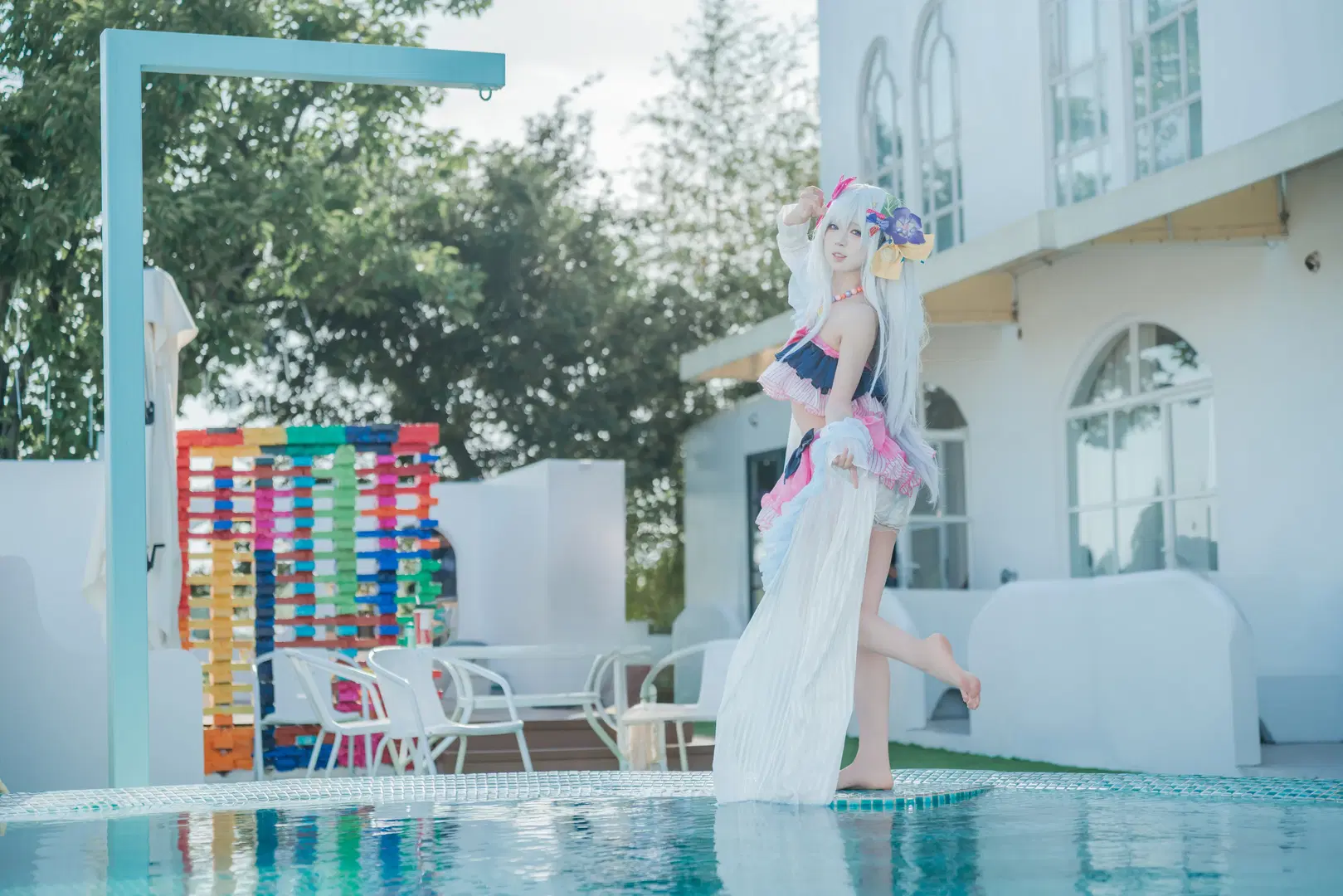 【白洲梓cos】碧蓝档案夏日水着拍摄记录 - 吶魄罗 - 第3张
