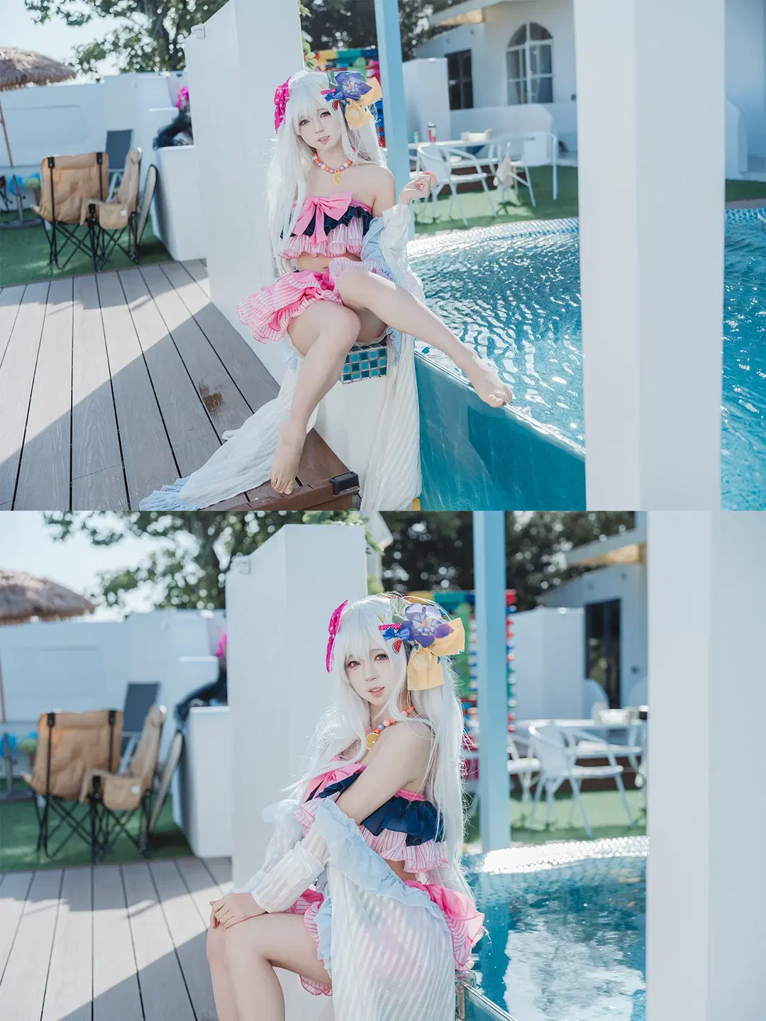 【白洲梓cos】碧蓝档案夏日水着拍摄记录 - 吶魄罗 - 第4张