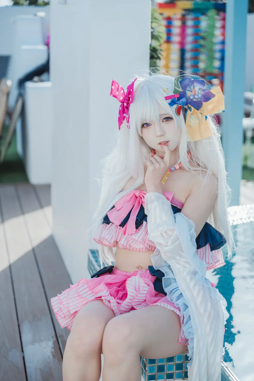 【白洲梓cos】碧蓝档案夏日水着拍摄记录 - 吶魄罗 - 第6张