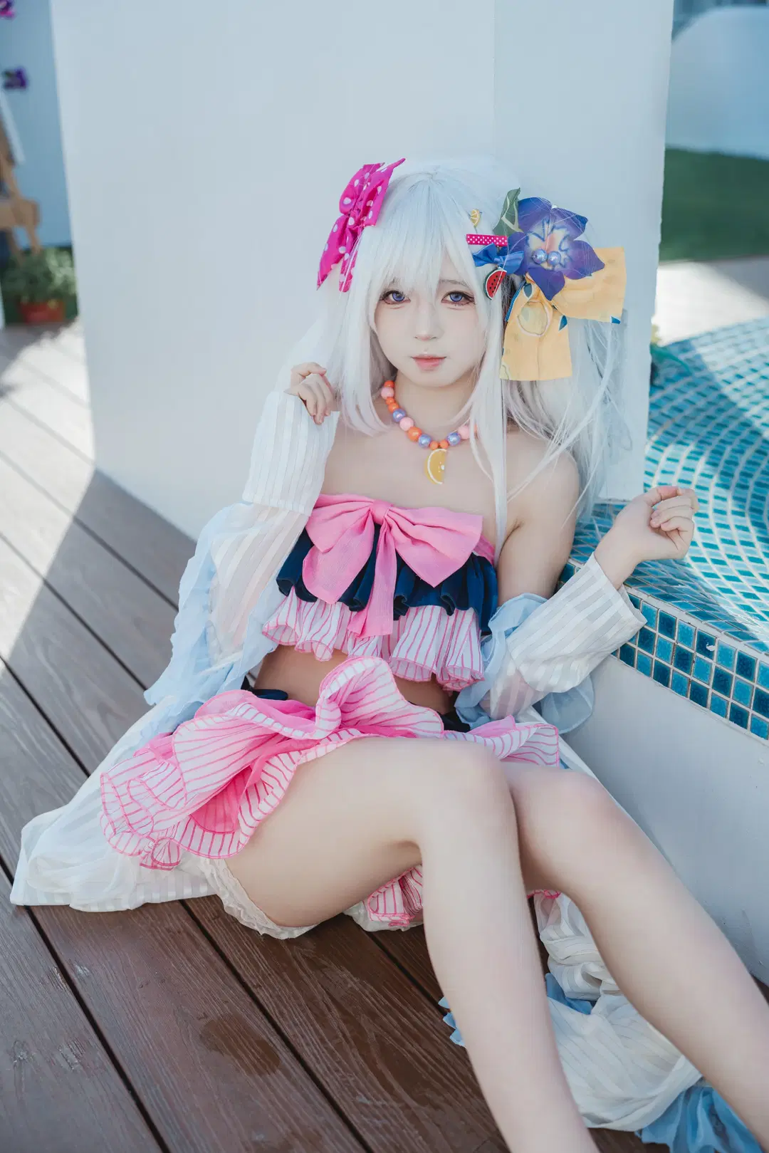 【白洲梓cos】碧蓝档案夏日水着拍摄记录 - 吶魄罗 - 第8张