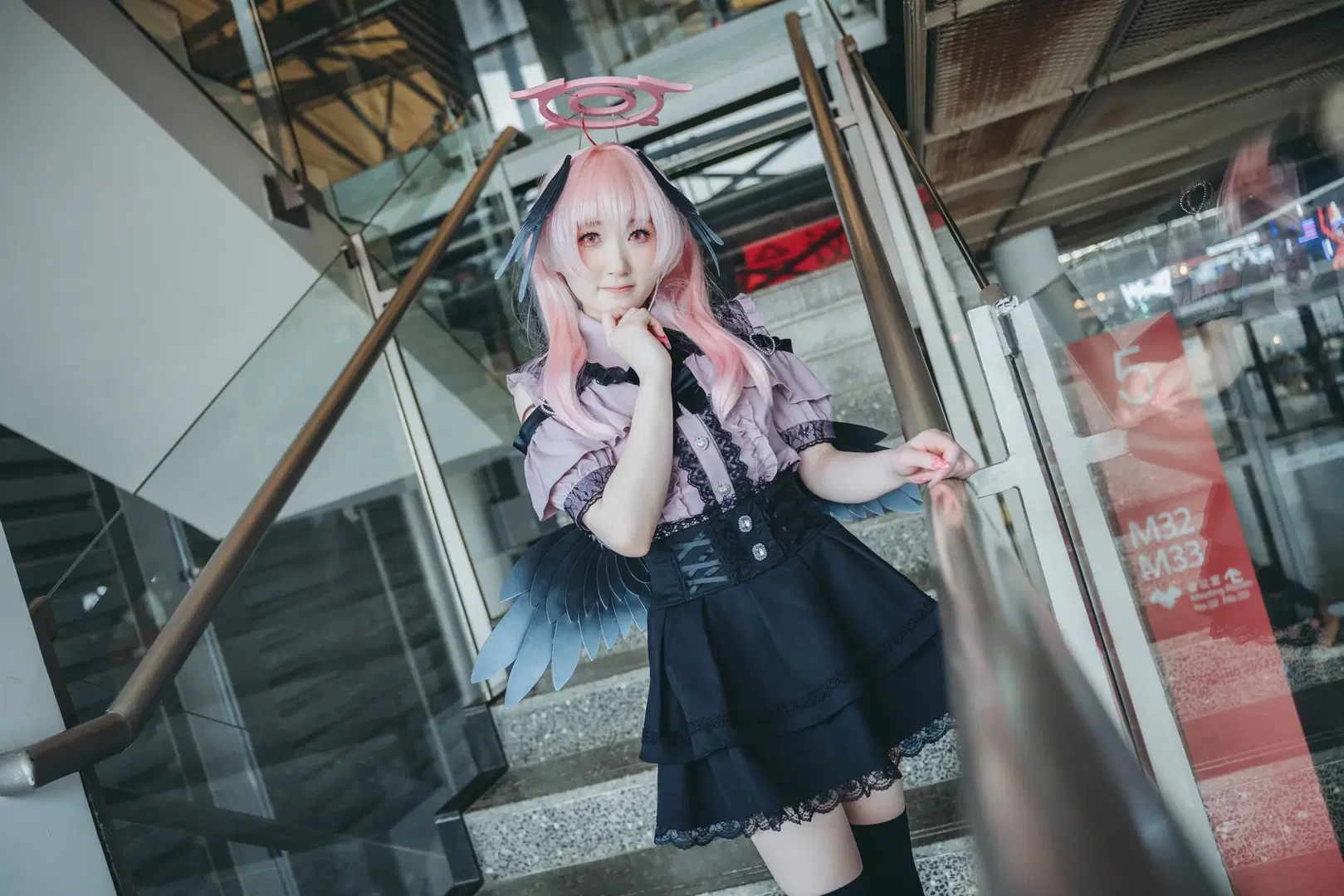 【下江コハル コスプレ】『ブルーアーカイブ』チャイナジョイ2026階段ロケ撮影記録 - 吶魄罗 - 5枚目
