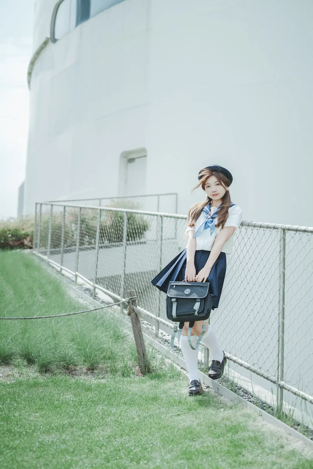 サマーフィルム 草原で紡ぐJK制服ポートレート - 吶魄罗 - 8枚目