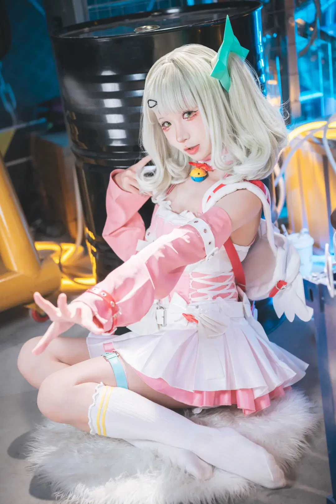 绝区零, 二次元cosplay, 白丝, 千夏cos, 绝区零肯德基联动