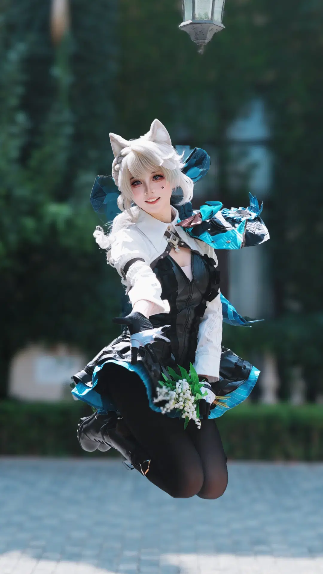 【琳妮特cos】原神猫耳少女的铃兰花束拍摄记录 - 挽穗 - 第3张