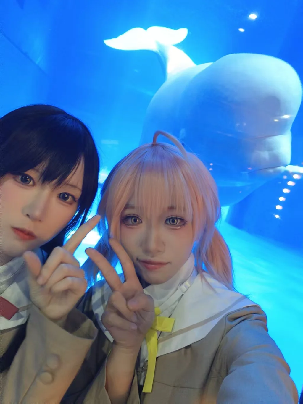 Yuu Koito Cosplay: Recreating the Bloom Into You Aquarium Date with Touko Nanami by 叙拉古黑帮尚雪兔 - Image 5