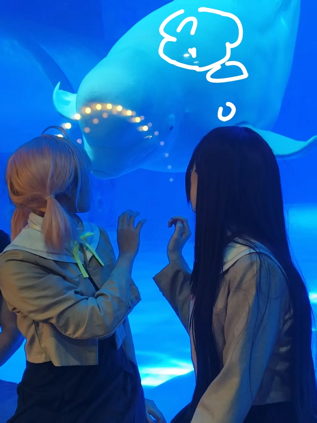 Yuu Koito Cosplay: Recreating the Bloom Into You Aquarium Date with Touko Nanami by 叙拉古黑帮尚雪兔 - Image 7