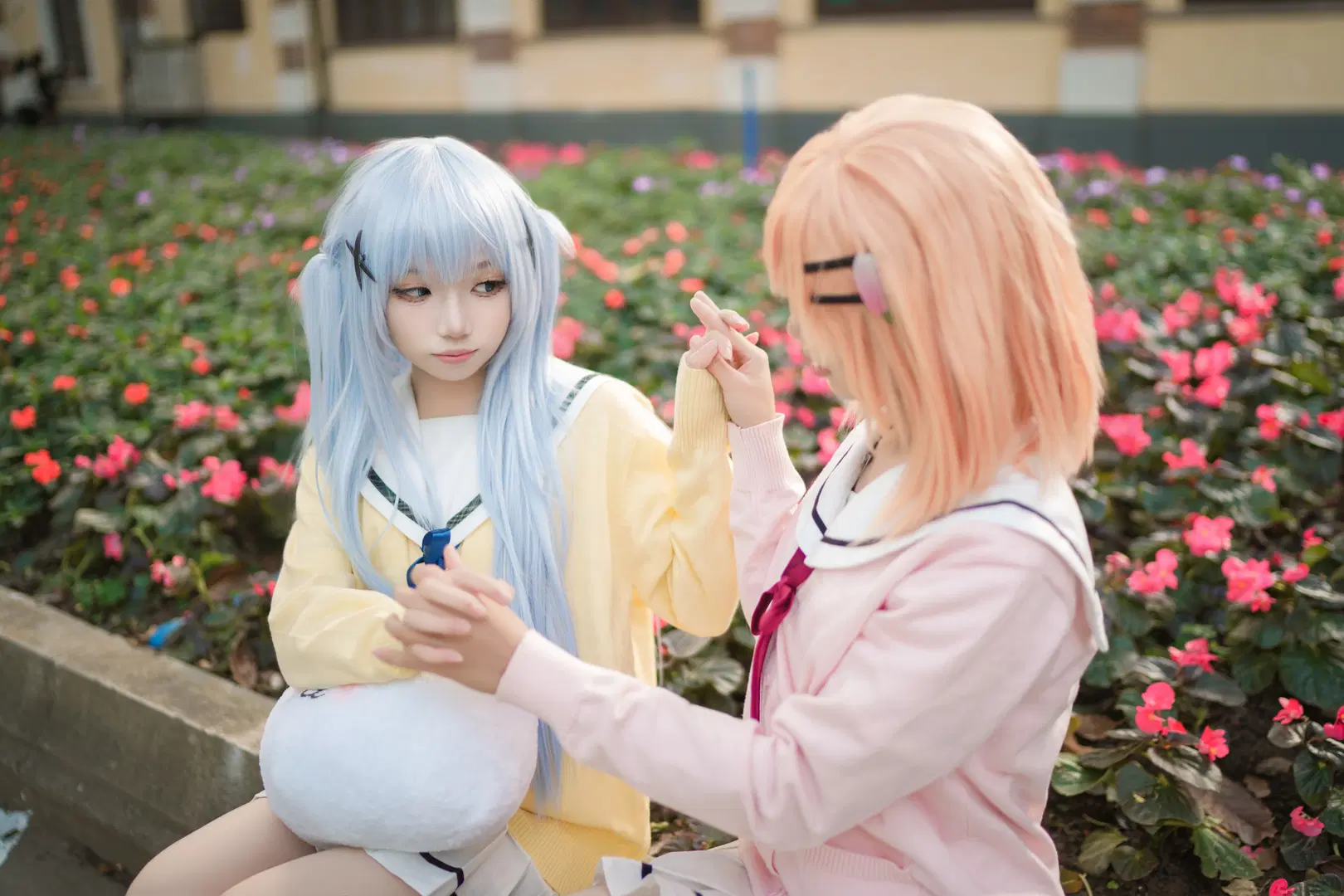 [Hoto Kokoa & Kafū Chino cosplay] Is the Order a Rabbit? Daily Shoot Diary by 叙拉古黑帮尚雪兔 - Image 2