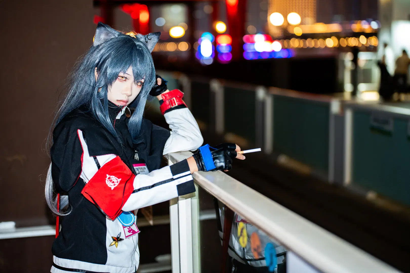 明日方舟, 明日方舟cosplay, 德克薩斯cos, 企鵝物流, 月行水上