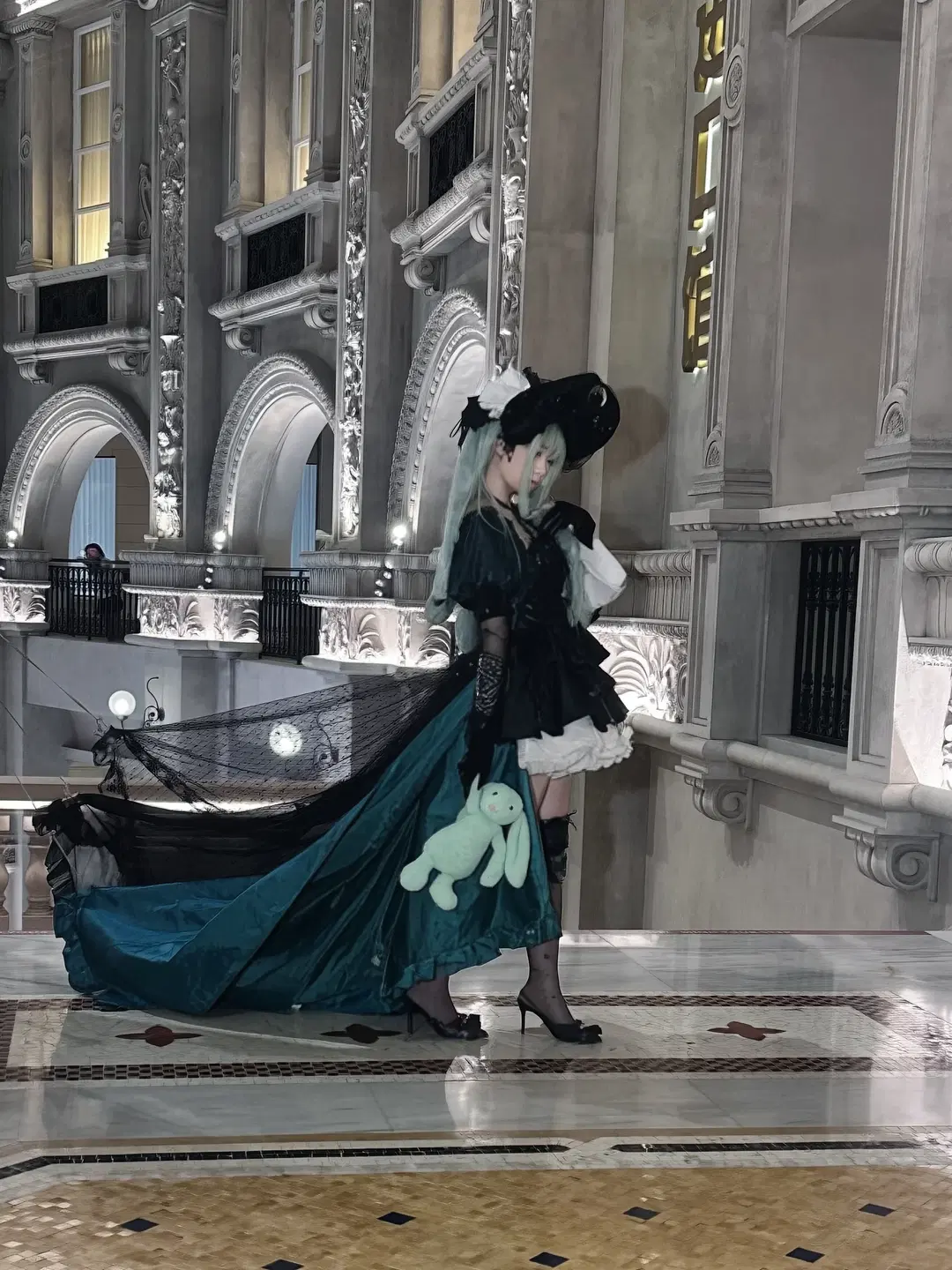 アークナイツ, 若葉睦コスプレ, ゴシック・ロリータ, ダーク系, ストッキング コスプレ