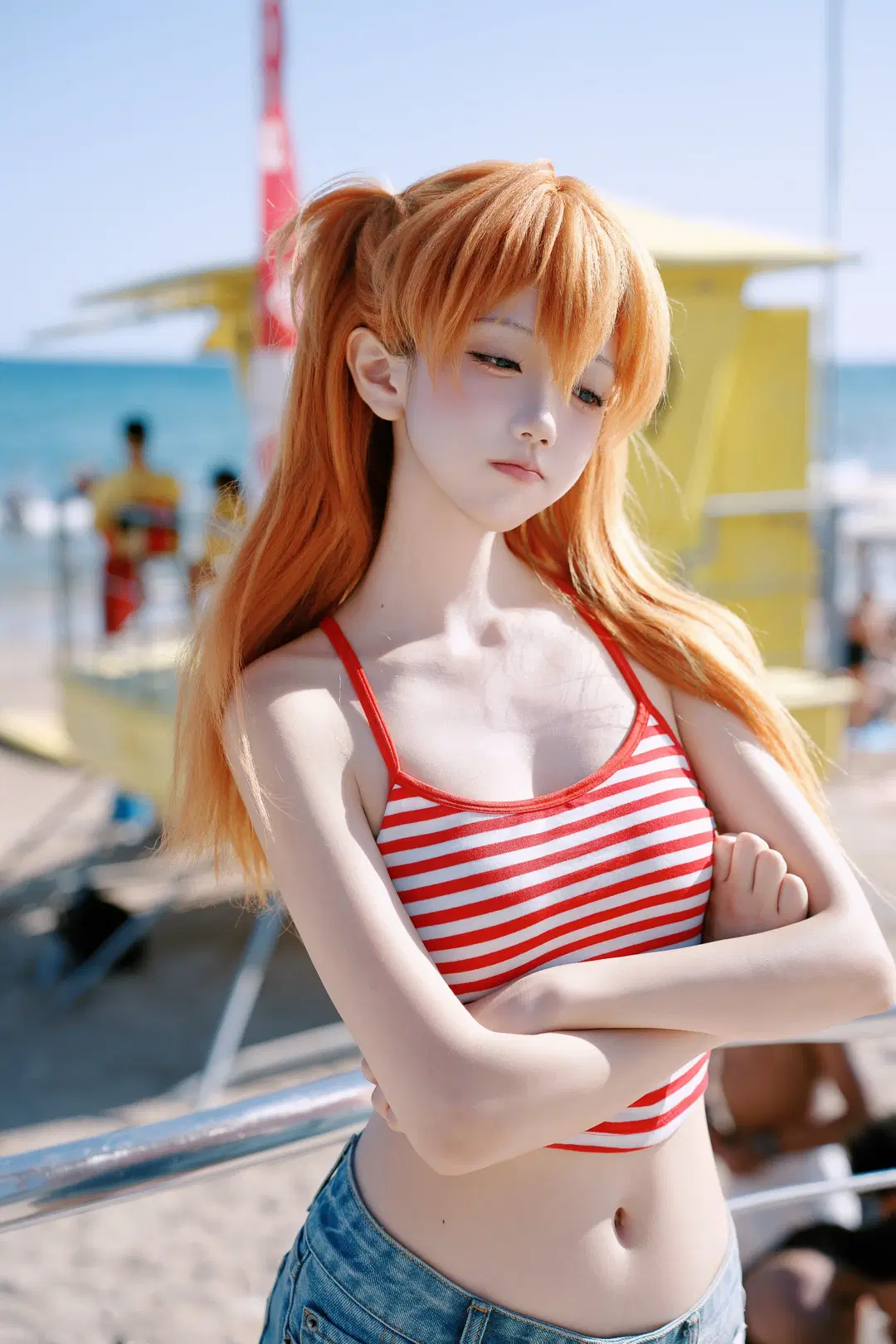 【明日香cos】新世纪福音战士的夏日海岸线 - 独角兽 - 第3张