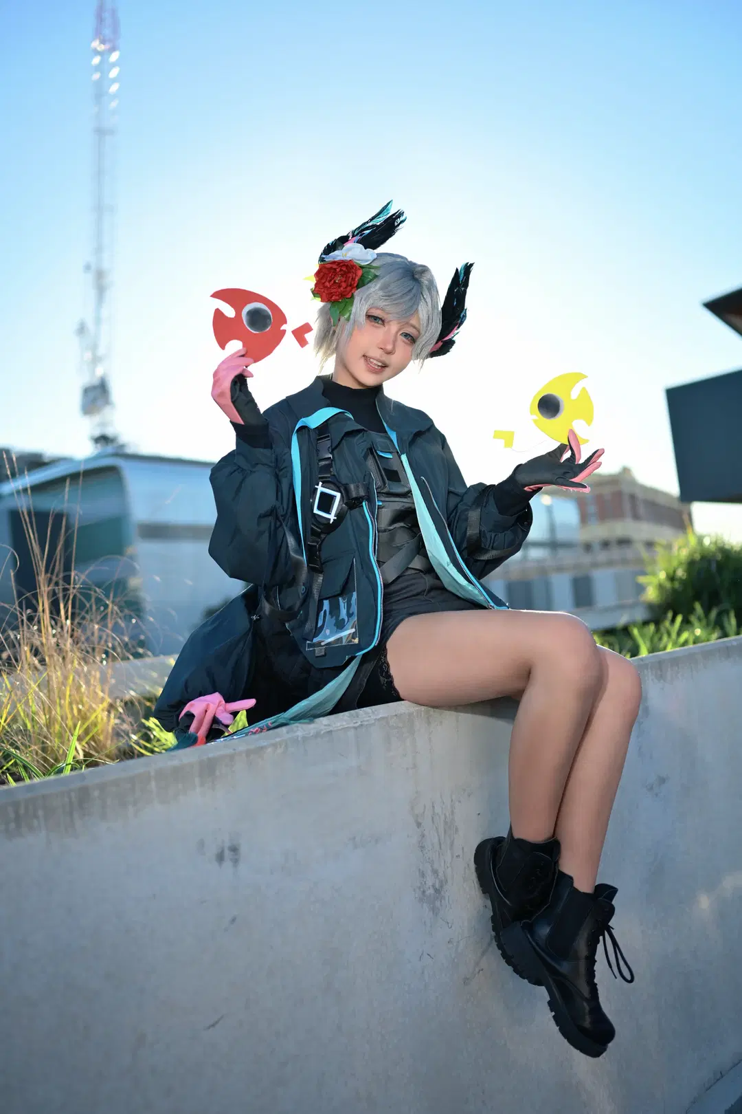 漫展场照, 明日方舟, 战术风cos, 电弧cos, 悉尼Smash