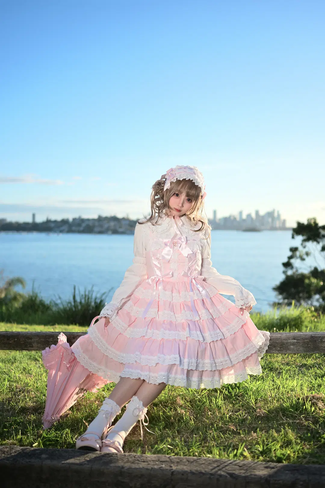 シドニー・ボークリューズハウスのロリータコーデ、ゴールデンアワーの海辺撮影ガイド - YOSHIRO_卓哥 - 11枚目