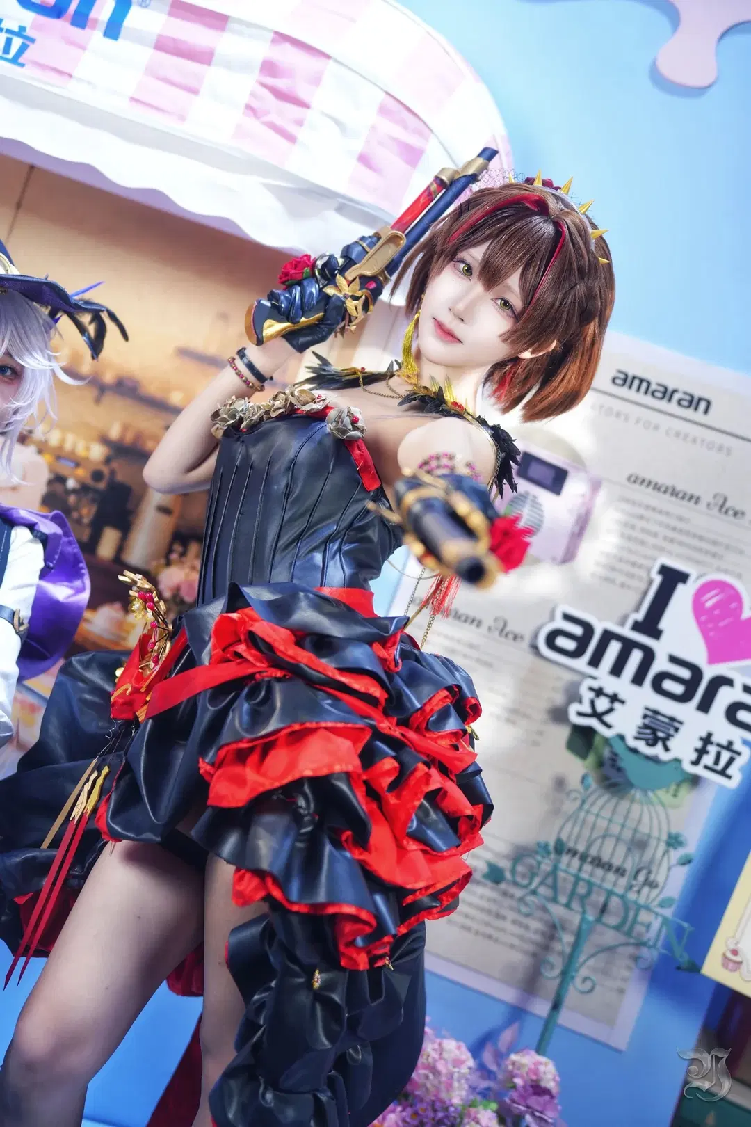 BW Day 3 typhoon in Shanghai: Booth Techwear cosplay and maid outfit roam-and-shoot Convention photos by 跃动的小黑马 - Image 7