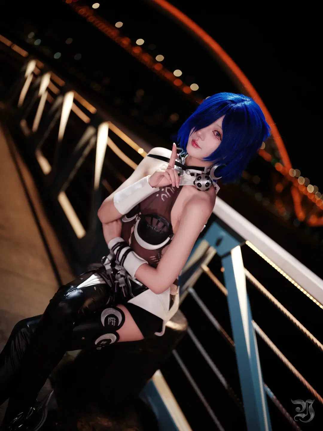 [Promeia cosplay] Zenless Zone Zero's dark night Techwear style by 跃动的小黑马 - Image 10