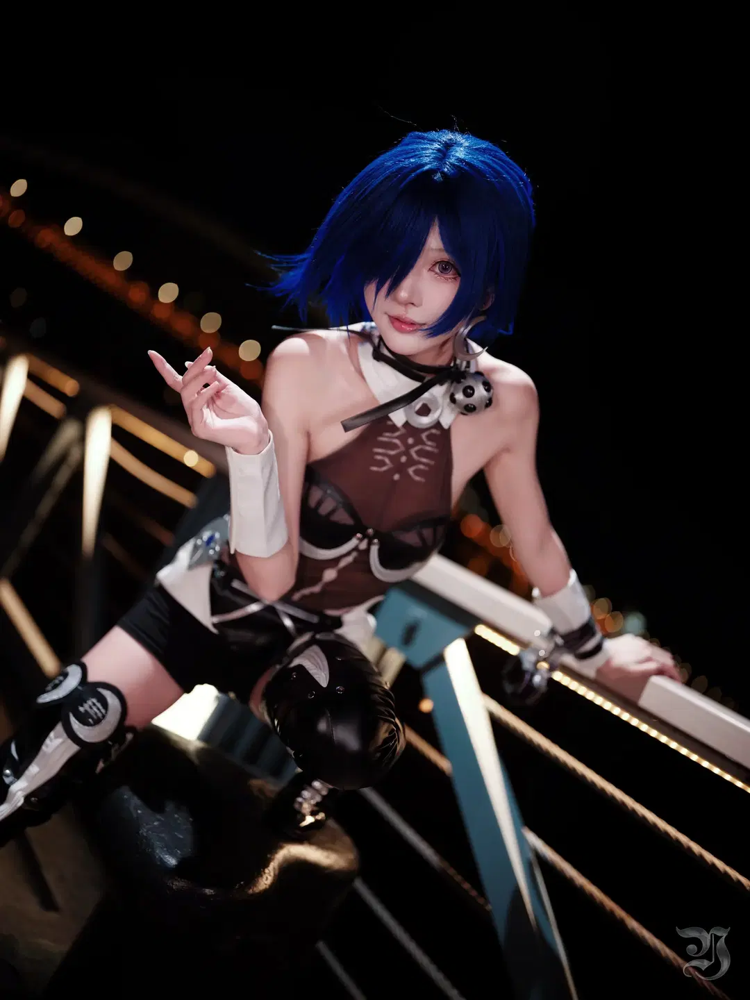 [Promeia cosplay] Zenless Zone Zero's dark night Techwear style by 跃动的小黑马 - Image 11
