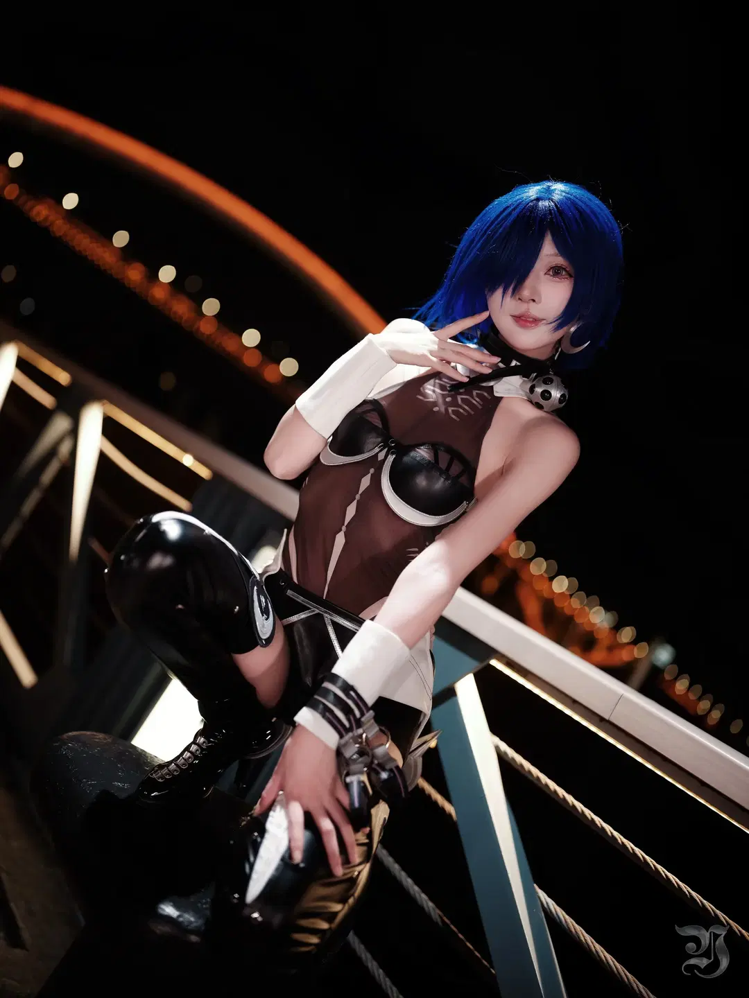 绝区零, 机能风, cosplay, 夜景人像, 普罗米娅cos