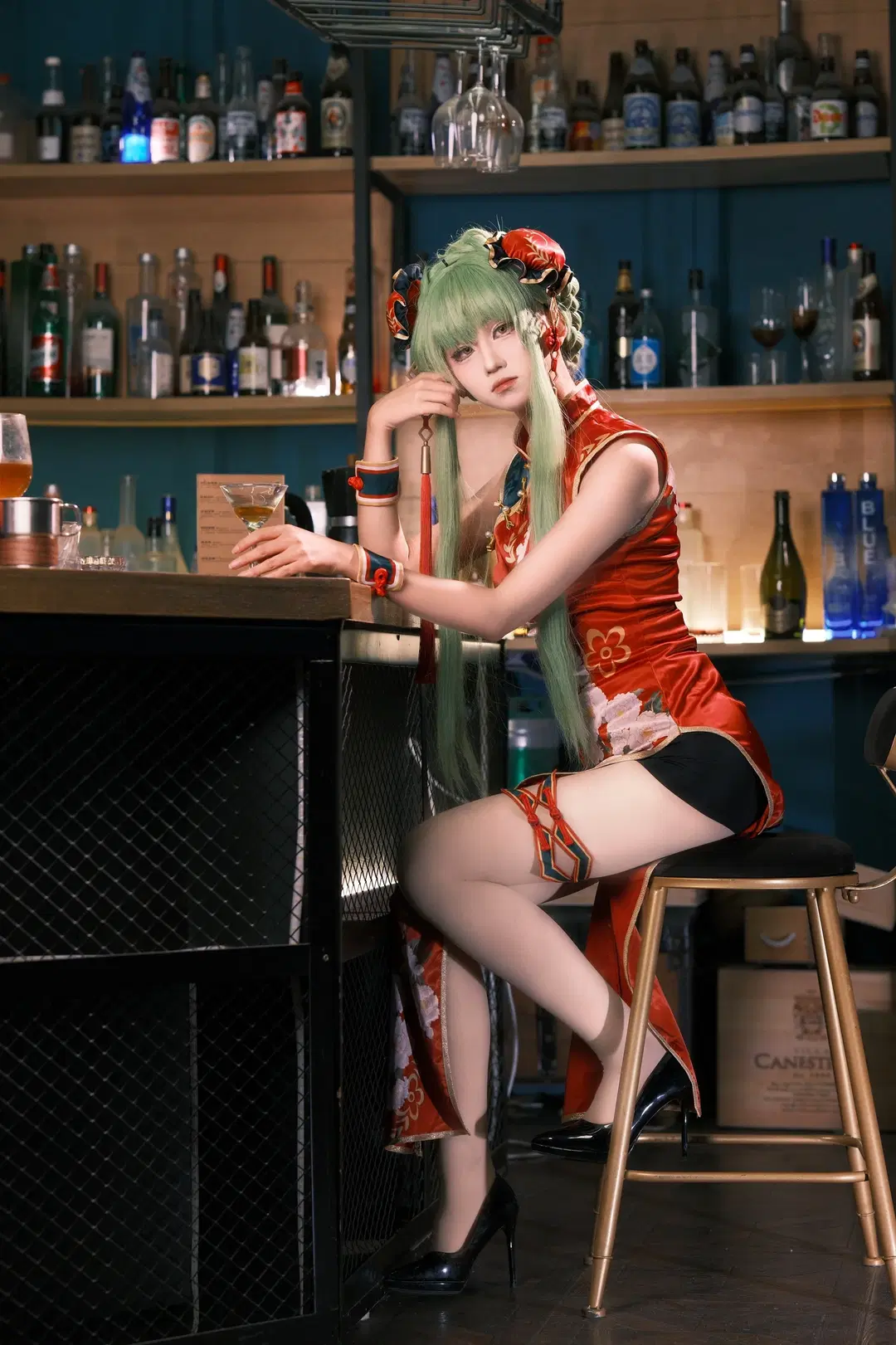 二次元, 旗袍, 反叛的鲁鲁修, 复古, 魔女C.C.cos