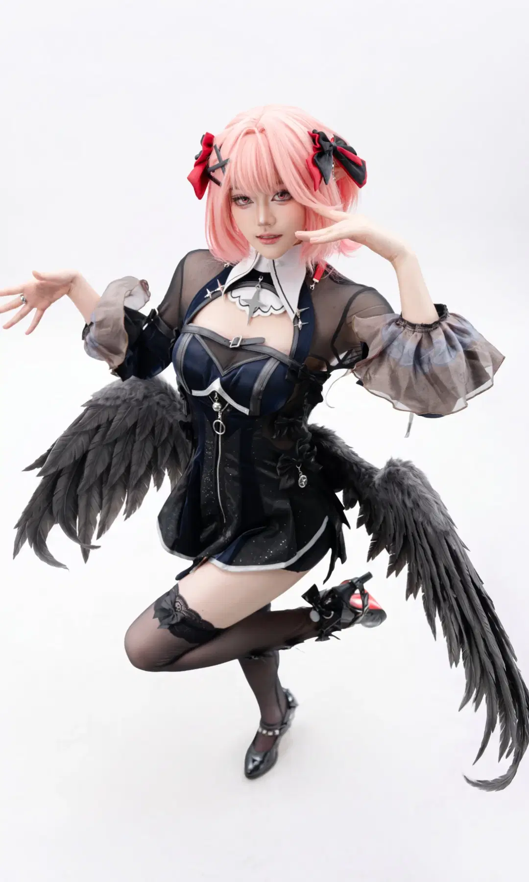 ゼンレスゾーンゼロ, 二次元コスプレ, 黒ストッキング, ゼンレスゾーンゼロ コスプレ, レミエール コスプレ