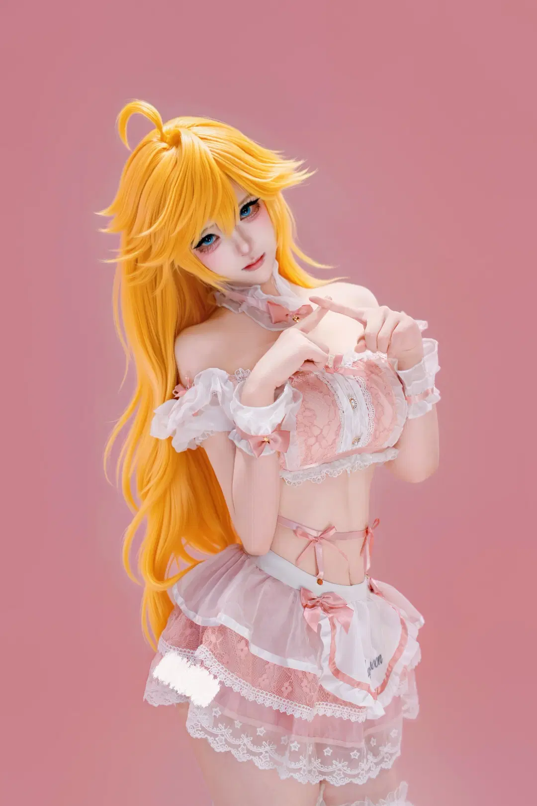 Anime-style photography, Custom design cosplay, Malymoon, Panty & Stocking with Garterbelt, Panty cosplay