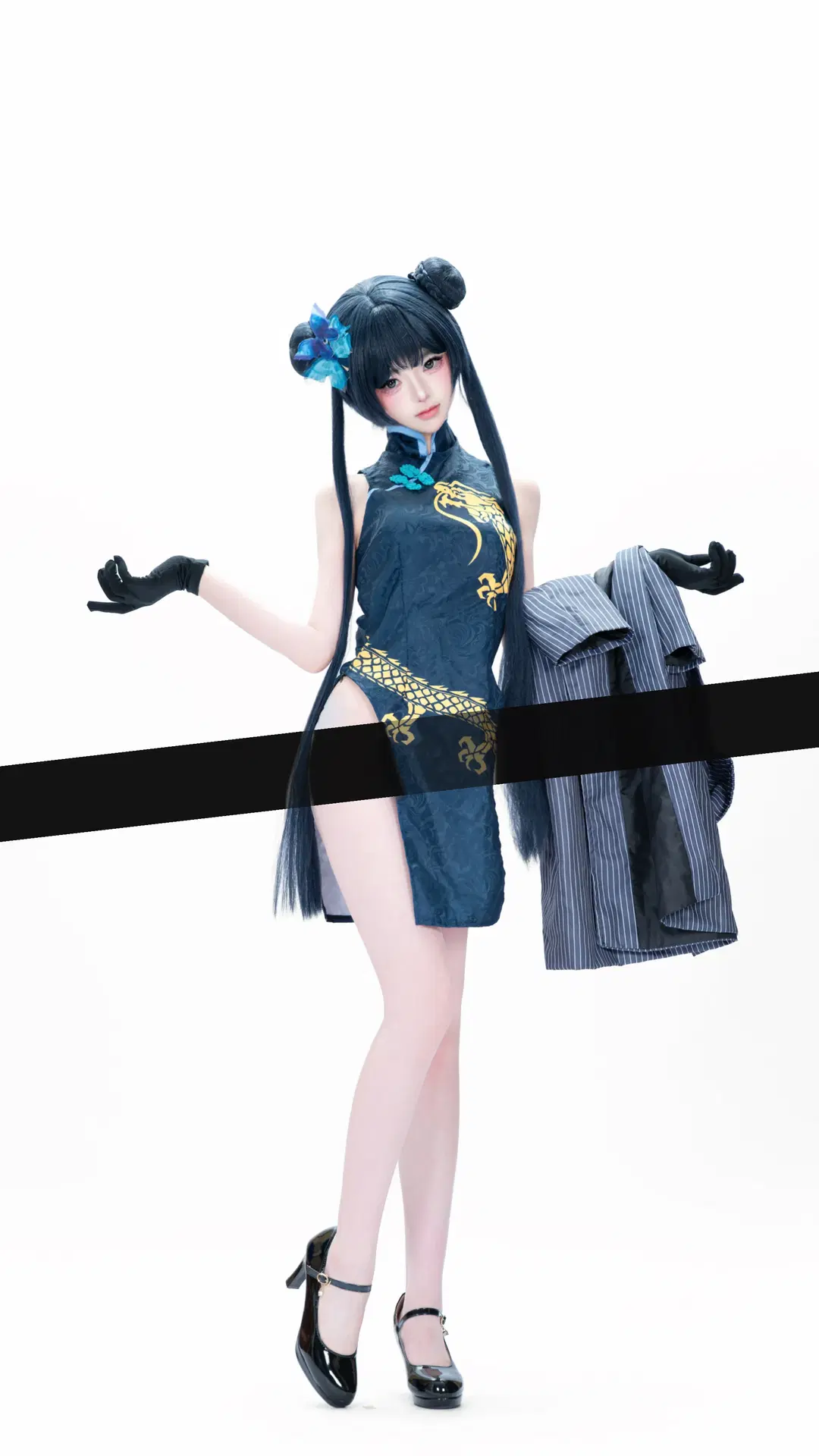 [Ryuge Kisaki cosplay] Blue Archive: Portraying the Monshu's Qipao Elegance by 江户川 - Image 2