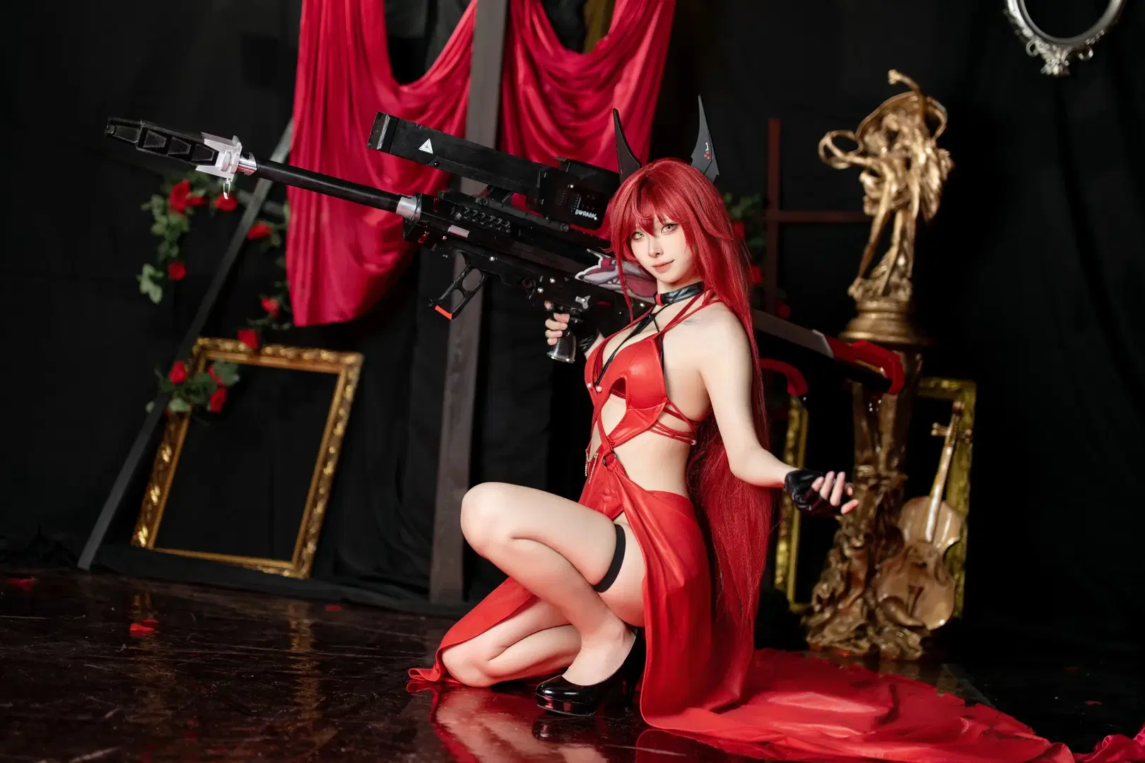 【小红帽cos】胜利女神妮姬的荒诞红礼服造型 - 丶Chisaki - 第18张