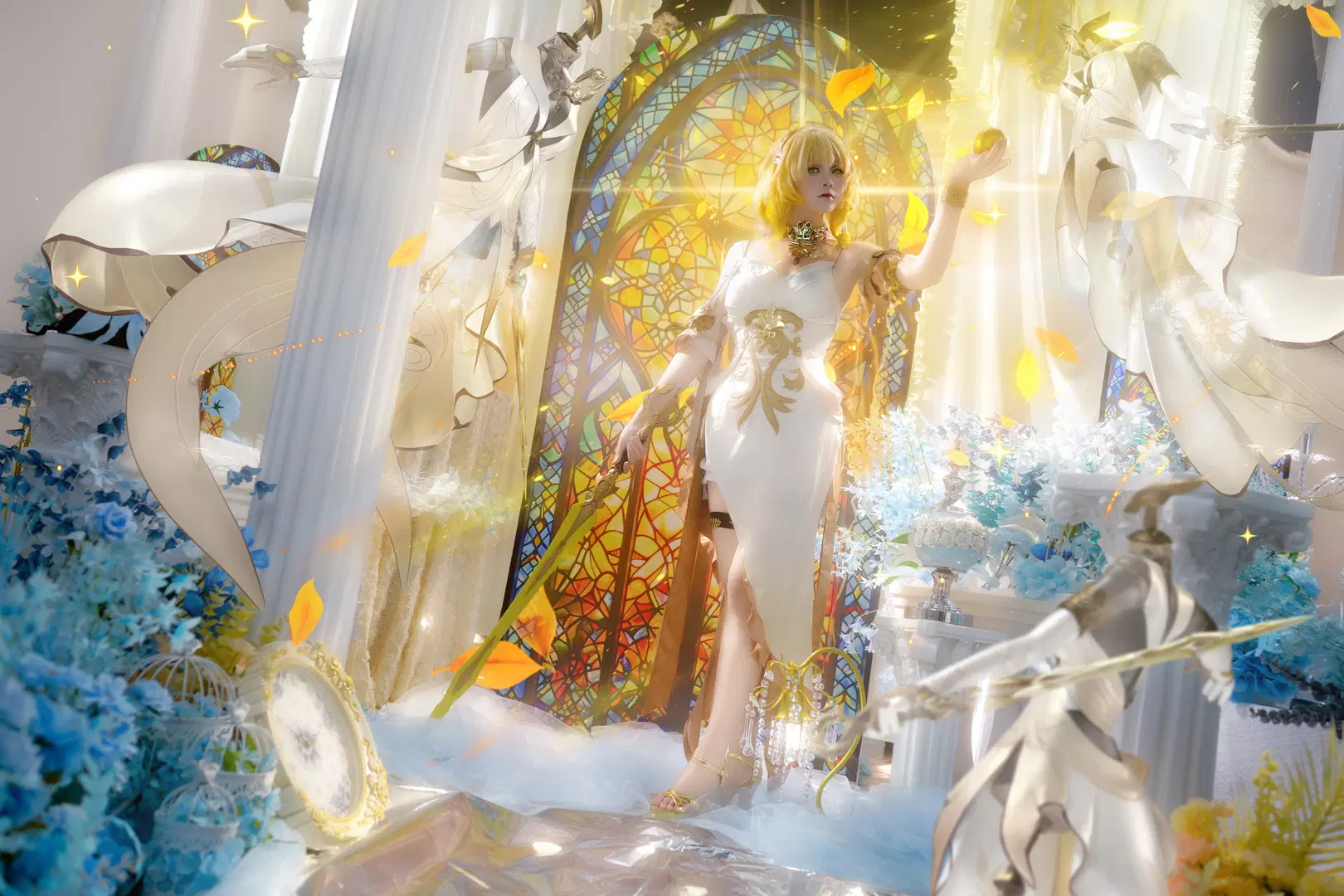 【阿格莱雅cos】崩坏星穹铁道黄金裔的华丽演绎 - 阿零 - 第8张