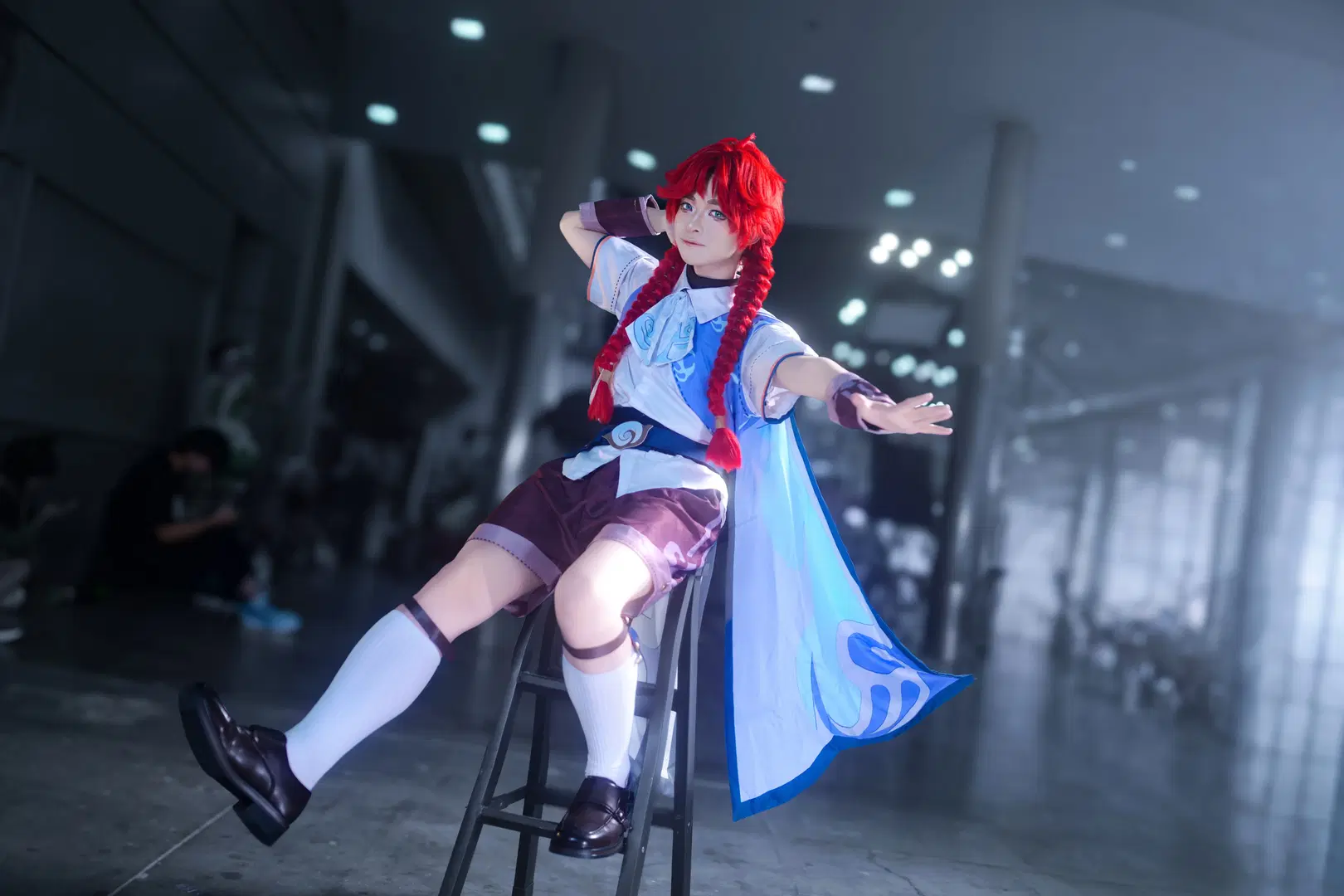 オナー・オブ・キングス, 深圳アニメフェスティバル, 啓 コスプレ, 白ストッキング, 海塩の詩旅