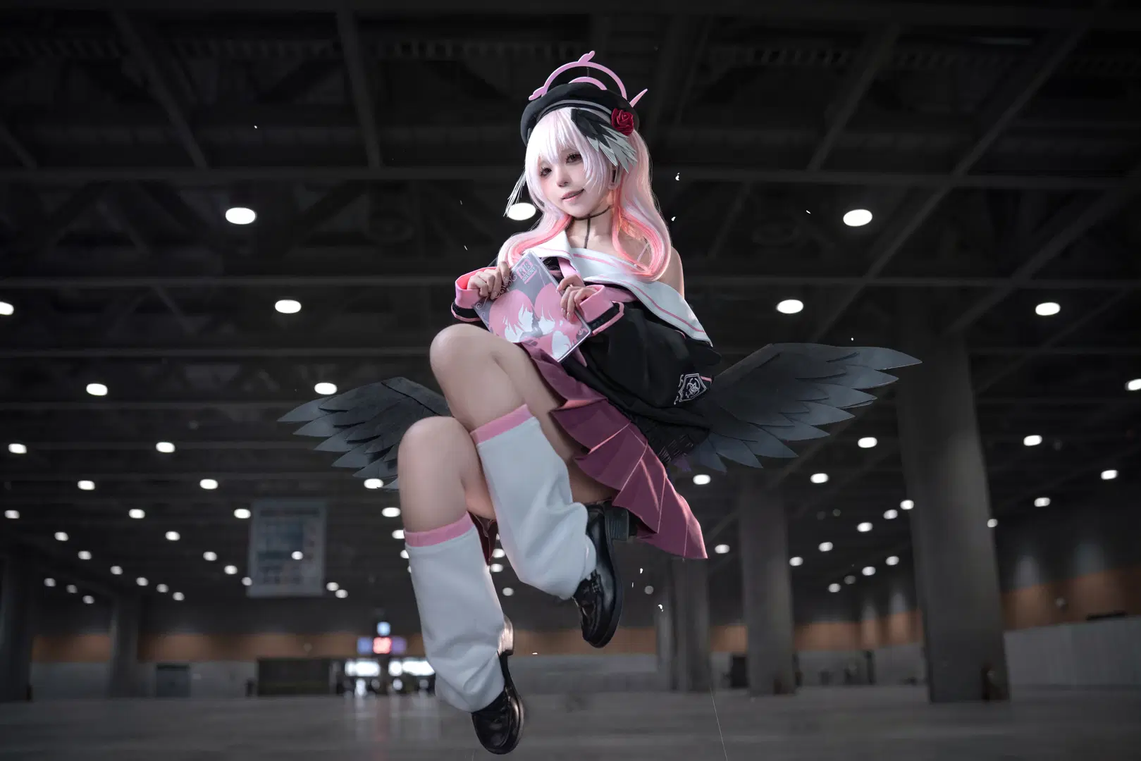 [Shimoe Koharu cosplay] Blue Archive Convention Photos: Capturing the Fluttering Skirt in Motion by 倾朮HOSTTEnd - Image 3