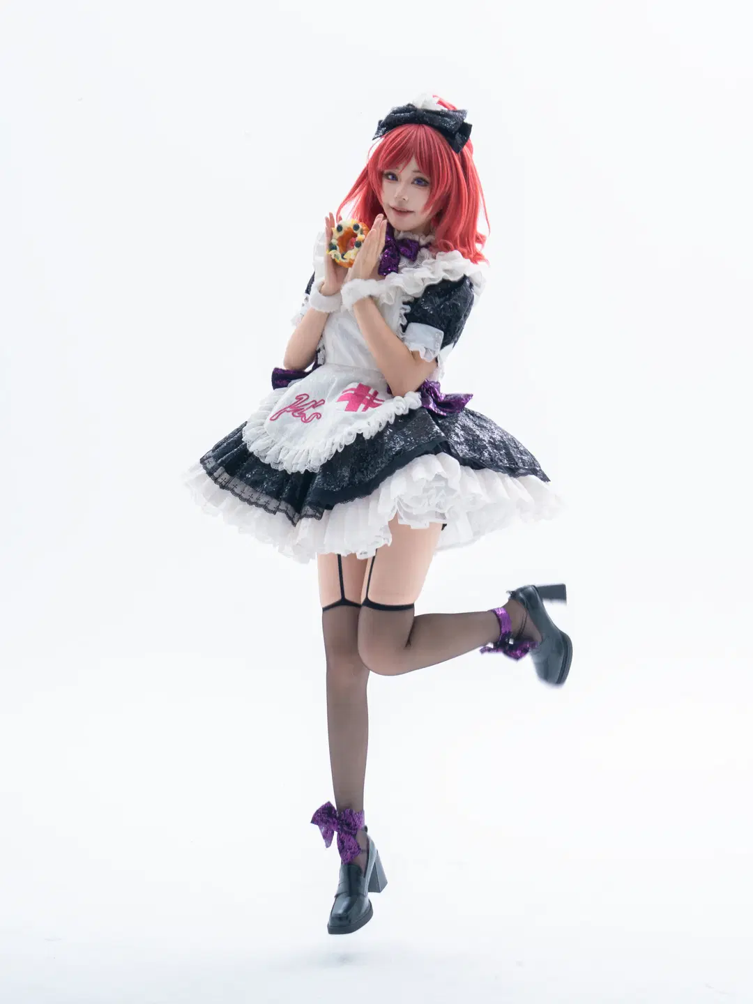 女僕裝, 繆斯, LoveLive!, 西木野真姬cos, 絲襪