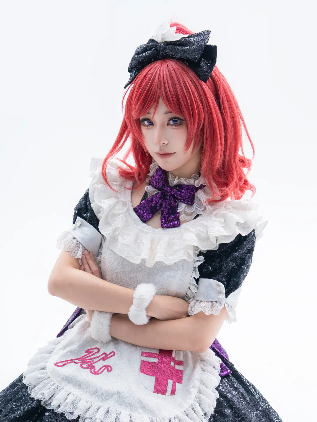 【西木野真姫コスプレ】ラブライブ！スクールアイドルの純白レースメイド服体験 - 倾朮HOSTTEnd - 3枚目