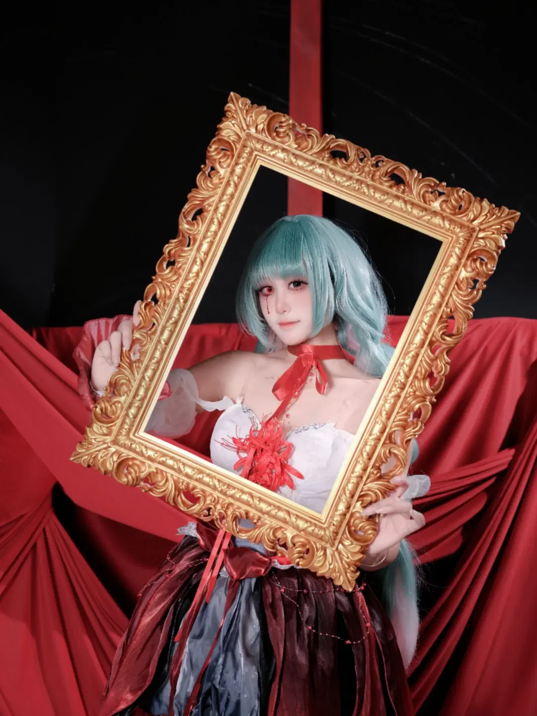 【Phrolova cosplay】Wuthering Waves Red & Black Theatrical Style Dark Aesthetic Sharing by 鹿野奈奈 - Image 7