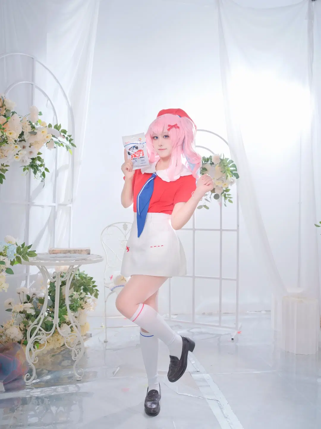 【ヒアシンシア コスプレ】『崩壊：スターレイル』ヒアシンシア×ホワイトラビット コラボ撮影記録 - 鹿野奈奈 - 2枚目