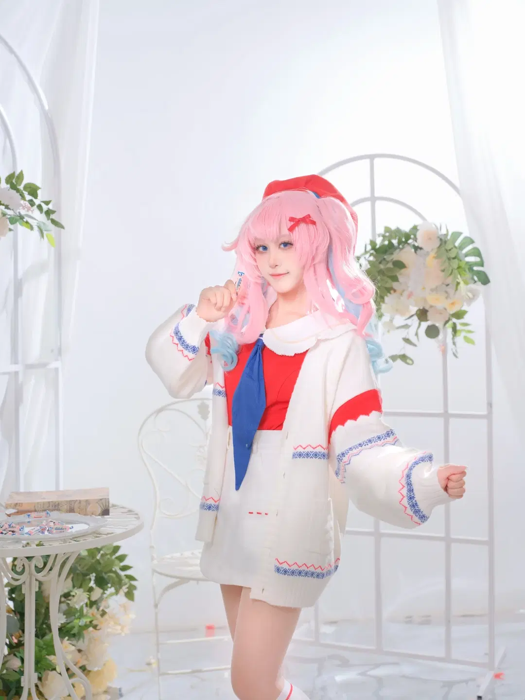 【ヒアシンシア コスプレ】『崩壊：スターレイル』ヒアシンシア×ホワイトラビット コラボ撮影記録 - 鹿野奈奈 - 7枚目