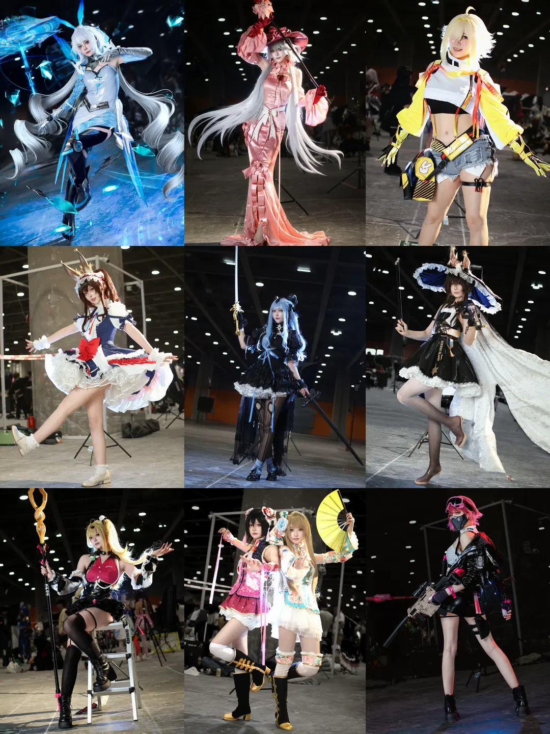 cosplay场照, 广州萤火虫漫展, 机能风cos, 黑丝水手服, 漫展互勉约拍