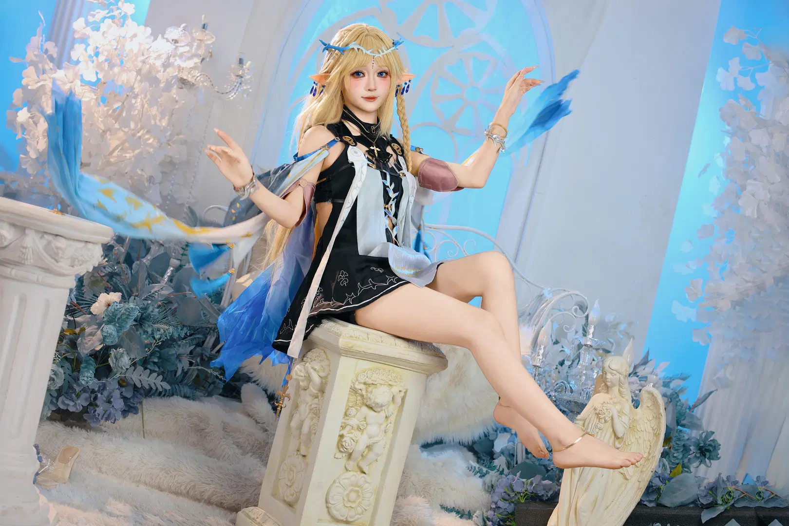 【卡提希婭cos】鳴潮奇幻風甜美精靈寫真 - 摄影小超 - 第9張