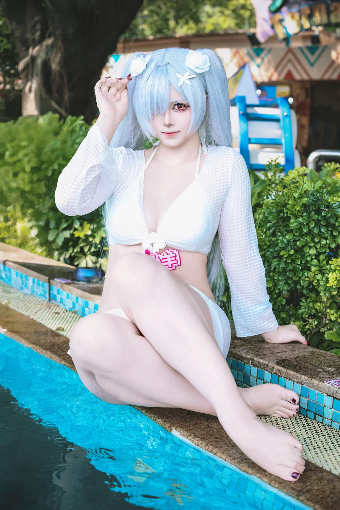 cosplay, 泳装, 长隆水上乐园, 灰姑娘cos, NIKKE