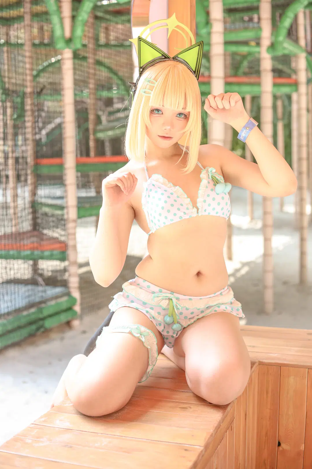 【才羽綠cos】廣州長隆水上樂園玩水拍攝，感受蔚藍檔案的夏日魅力 - 摄影小超 - 第2張