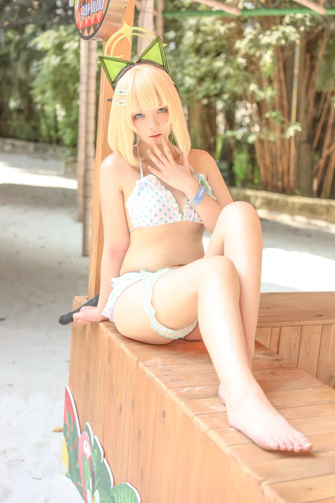 【才羽綠cos】廣州長隆水上樂園玩水拍攝，感受蔚藍檔案的夏日魅力 - 摄影小超 - 第5張