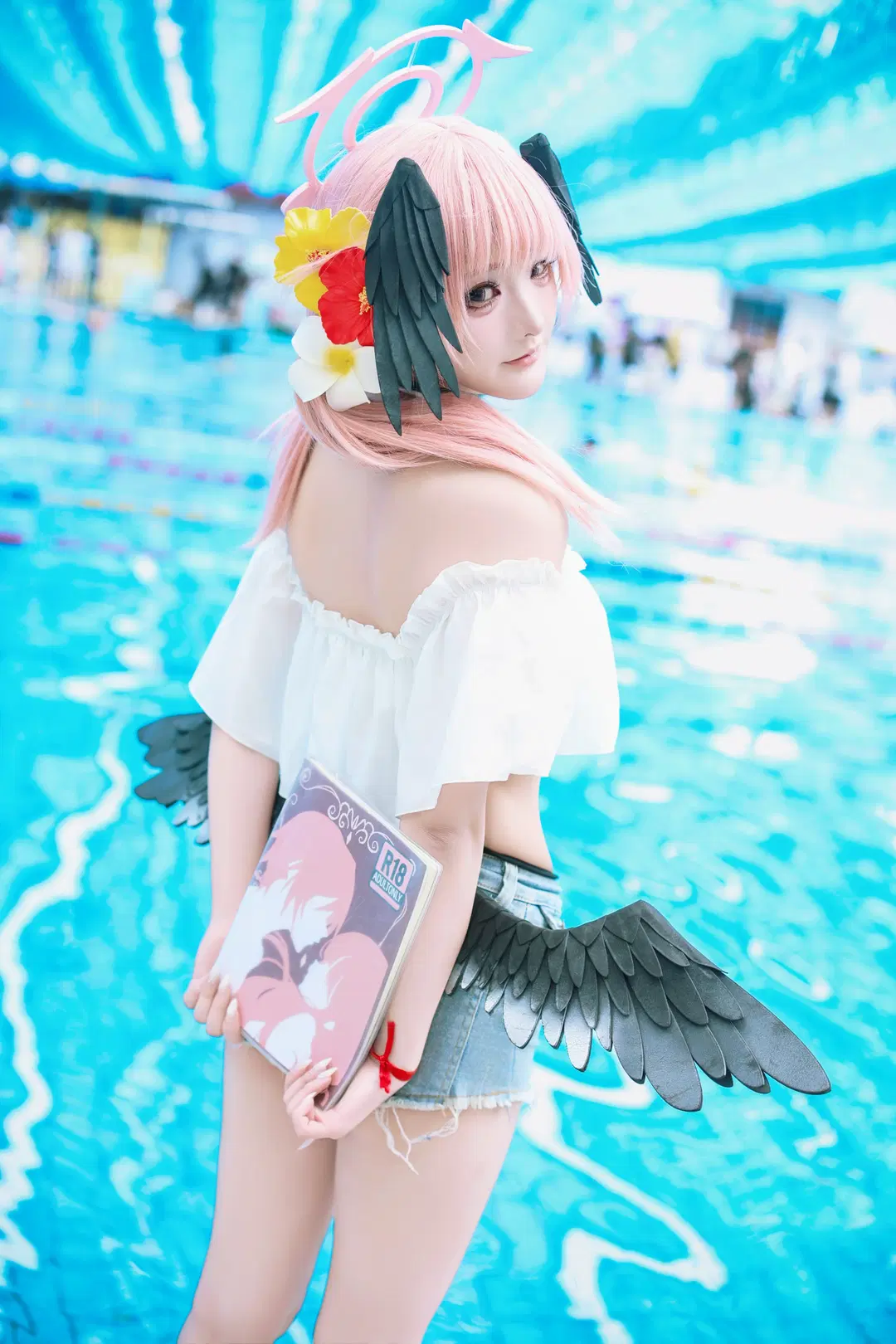 [Shimoe Koharu cosplay] Blue Archive: Refreshing Poolside Photoshoot by 摄影小超 - Image 6