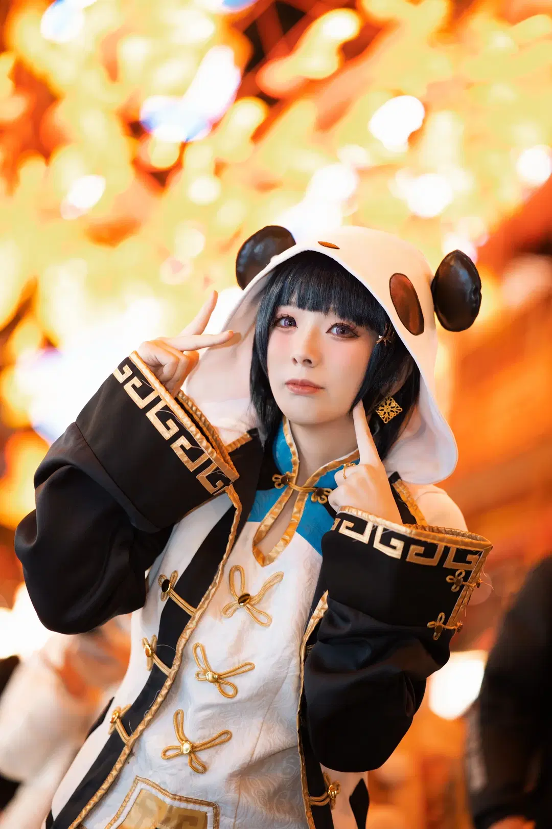 【津岛善子cos】lovelive aqours旗袍觉醒，夜游灯会 - :( - 第6张
