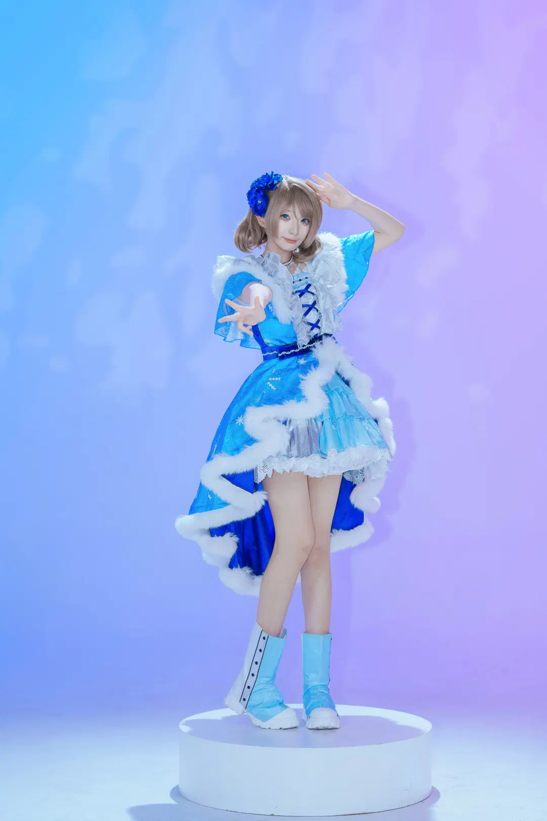 【渡边曜cos】lovelive 冰蓝色的冬雪奇遇 - :( - 第3张