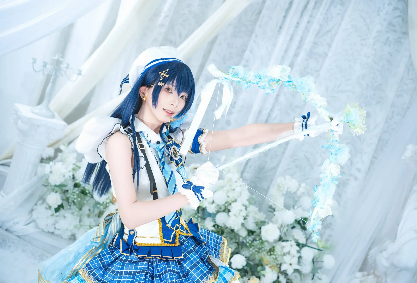 缪斯, lovelive, 园田海未cos, 爱神海未, 二次元打歌服 - 第1张